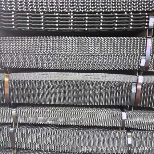 Mining Machine Parts Wire Mesh Screen 65MN Stainless steel Replacement crimped wire mesh Supplier